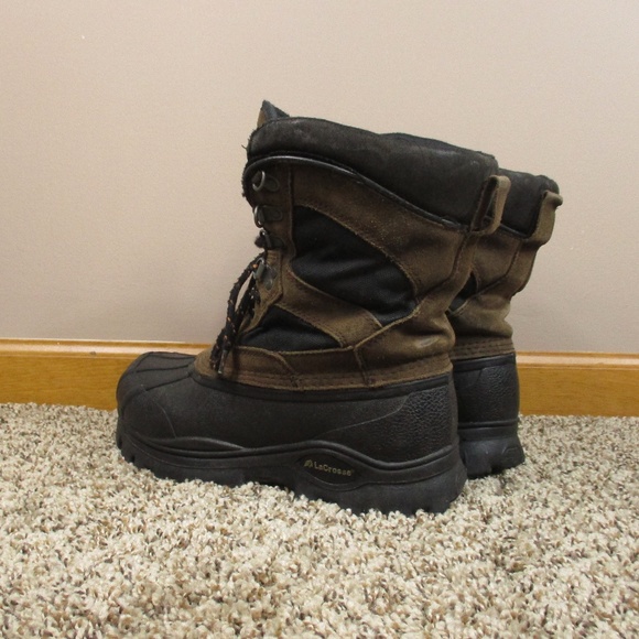 Lacrosse Outpost II 10" Brown Women's 9 Lace Up‎ Insulated Snow Winter Outdoors - Picture 6 of 16
